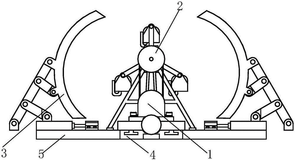 A spray quenching device for multiple parts