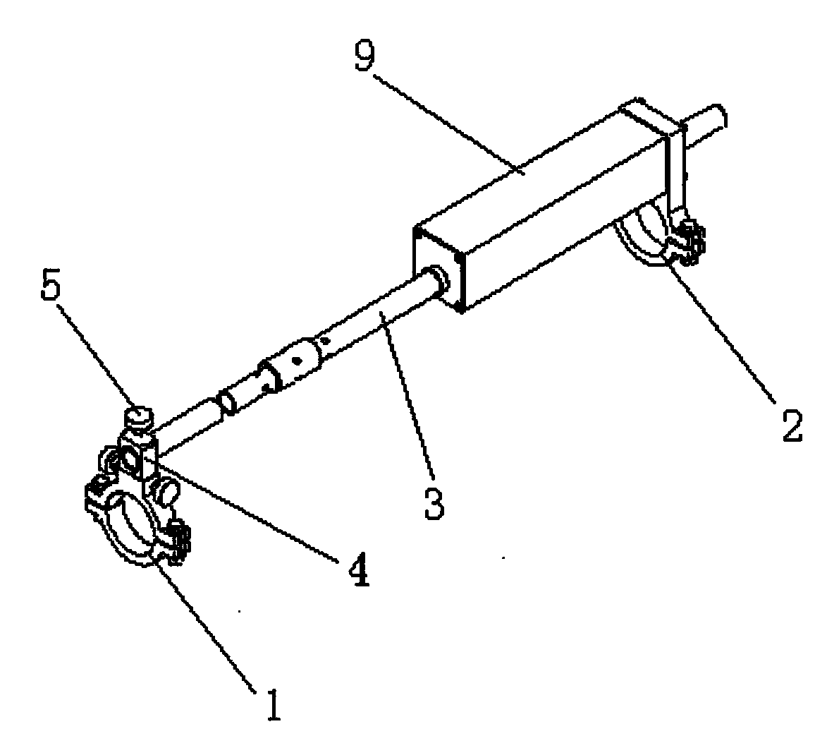 Suspension cable strain measurement device