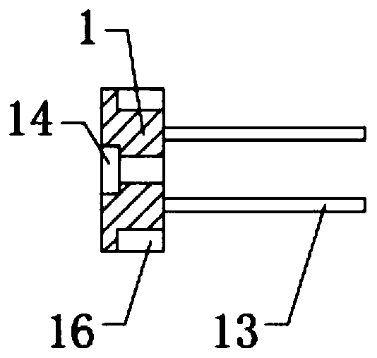 Building block splicing and mounting structure for buildings