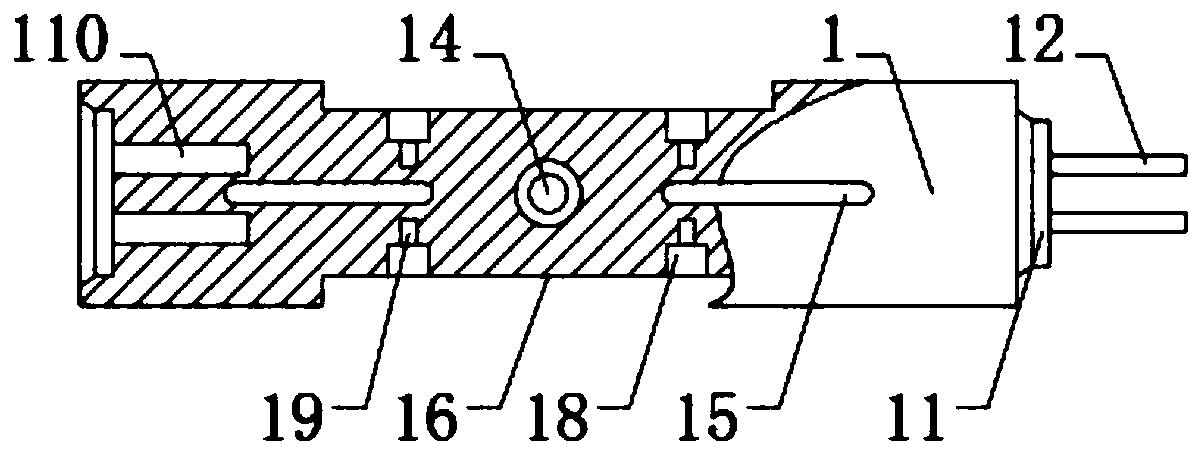 Building block splicing and mounting structure for buildings