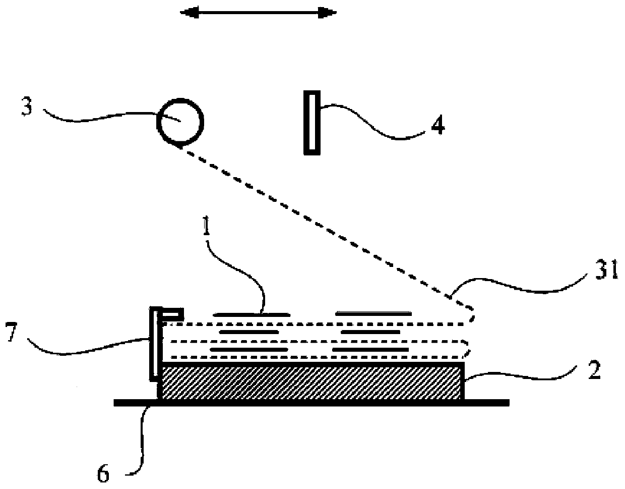 Lithium ion battery high-speed laminating method, laminating device and lithium ion battery