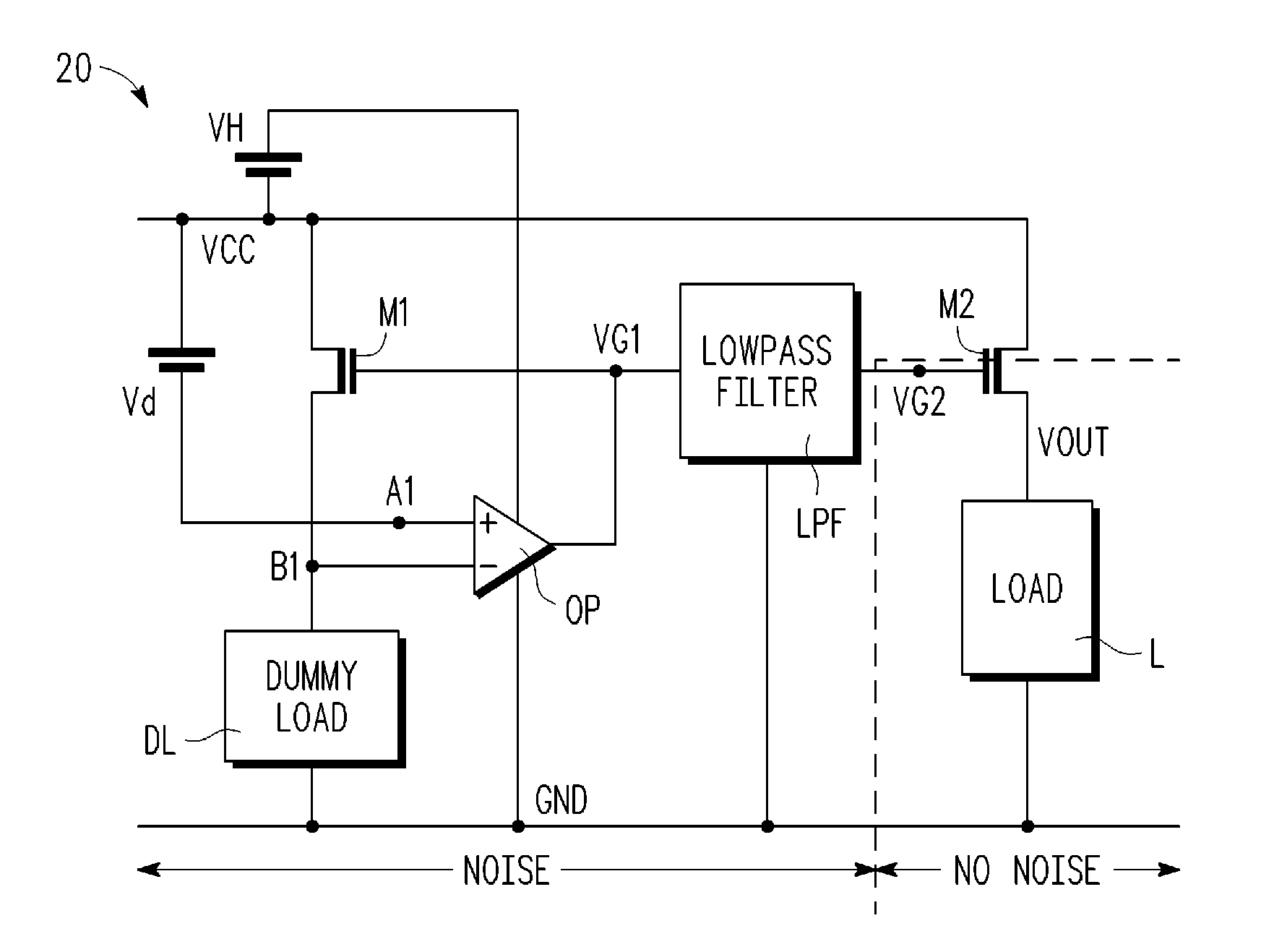 Ripple filter circuit
