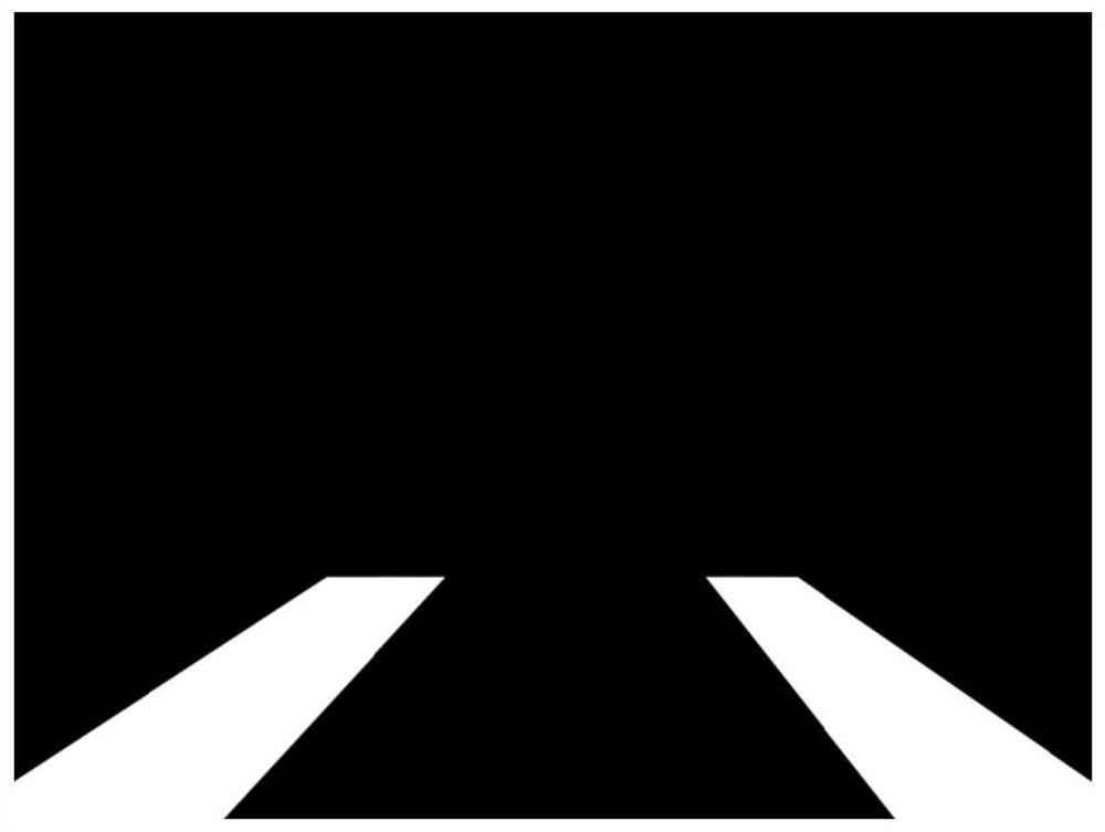 In-loop simulation sand table lane line intelligent identification method for intelligent network connection model vehicle