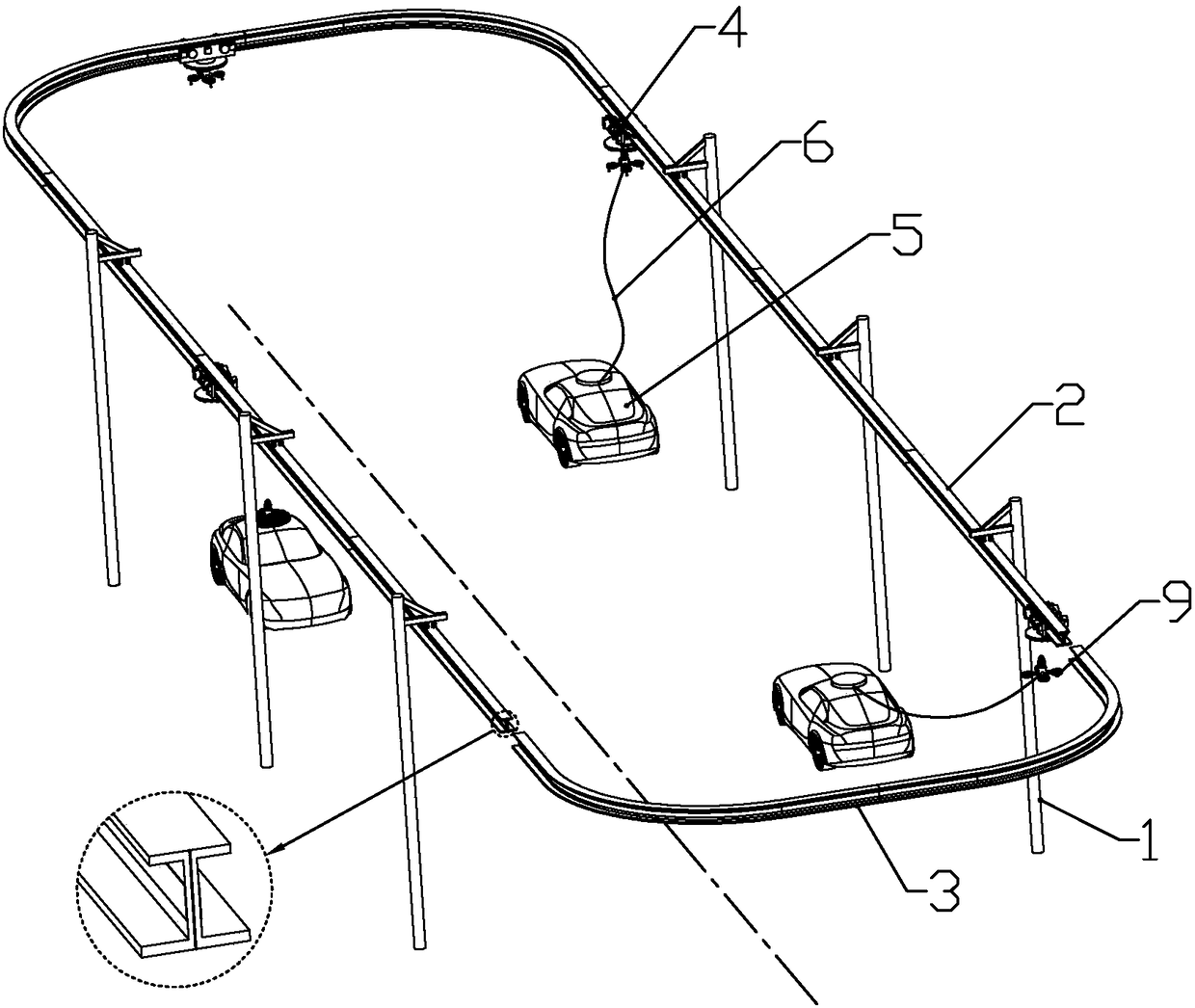 New energy electric vehicle charging system