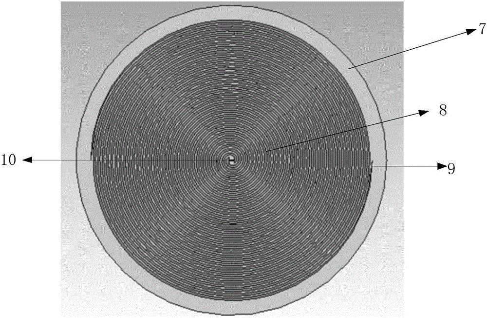 Ultra-wideband low-profile circularly-polarized two-arm spiral antenna