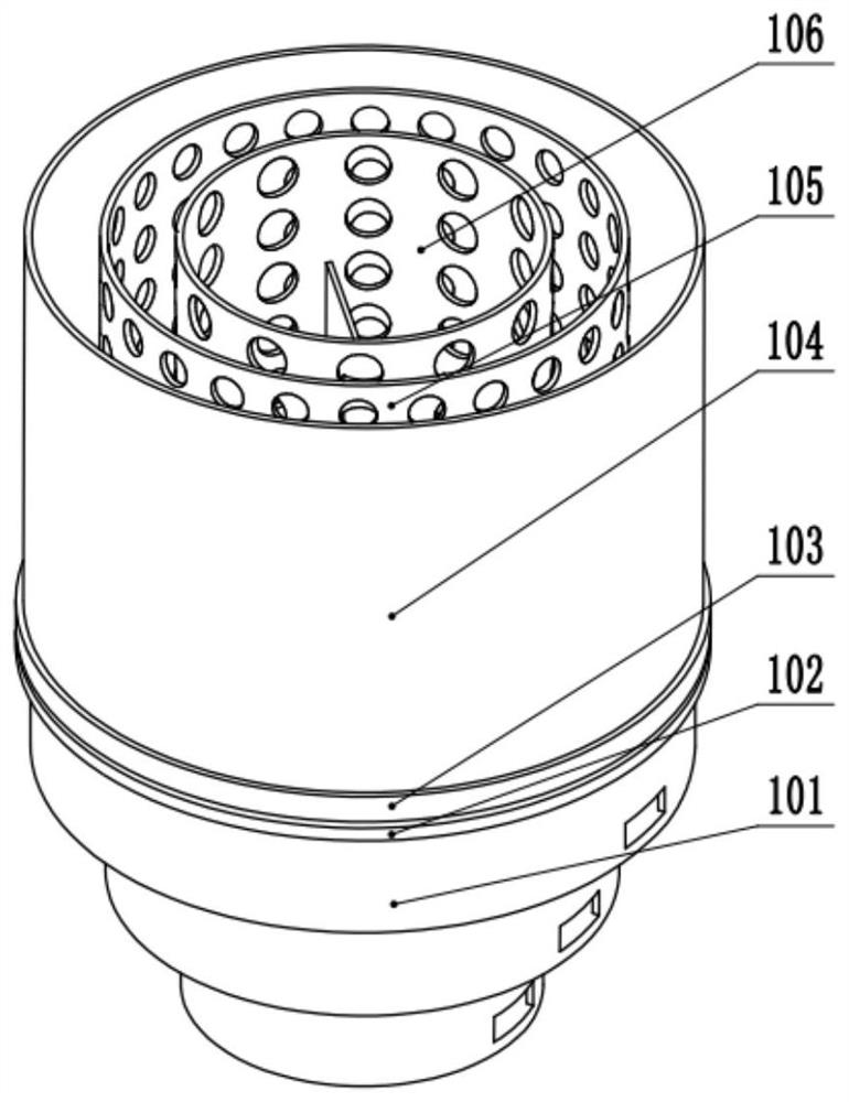 A macadamia nut cutting device