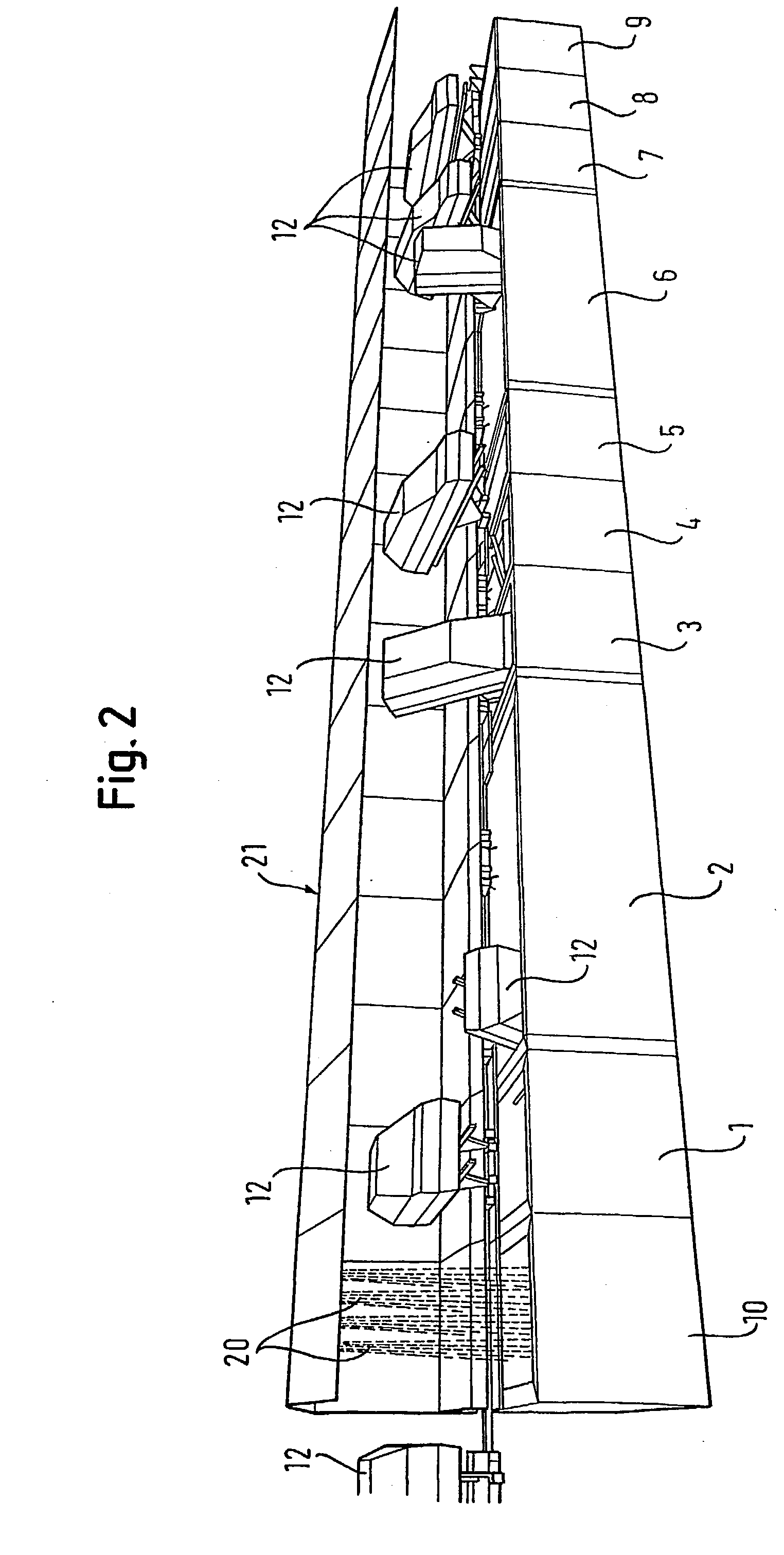 Device and method for the surface treatment of workpieces