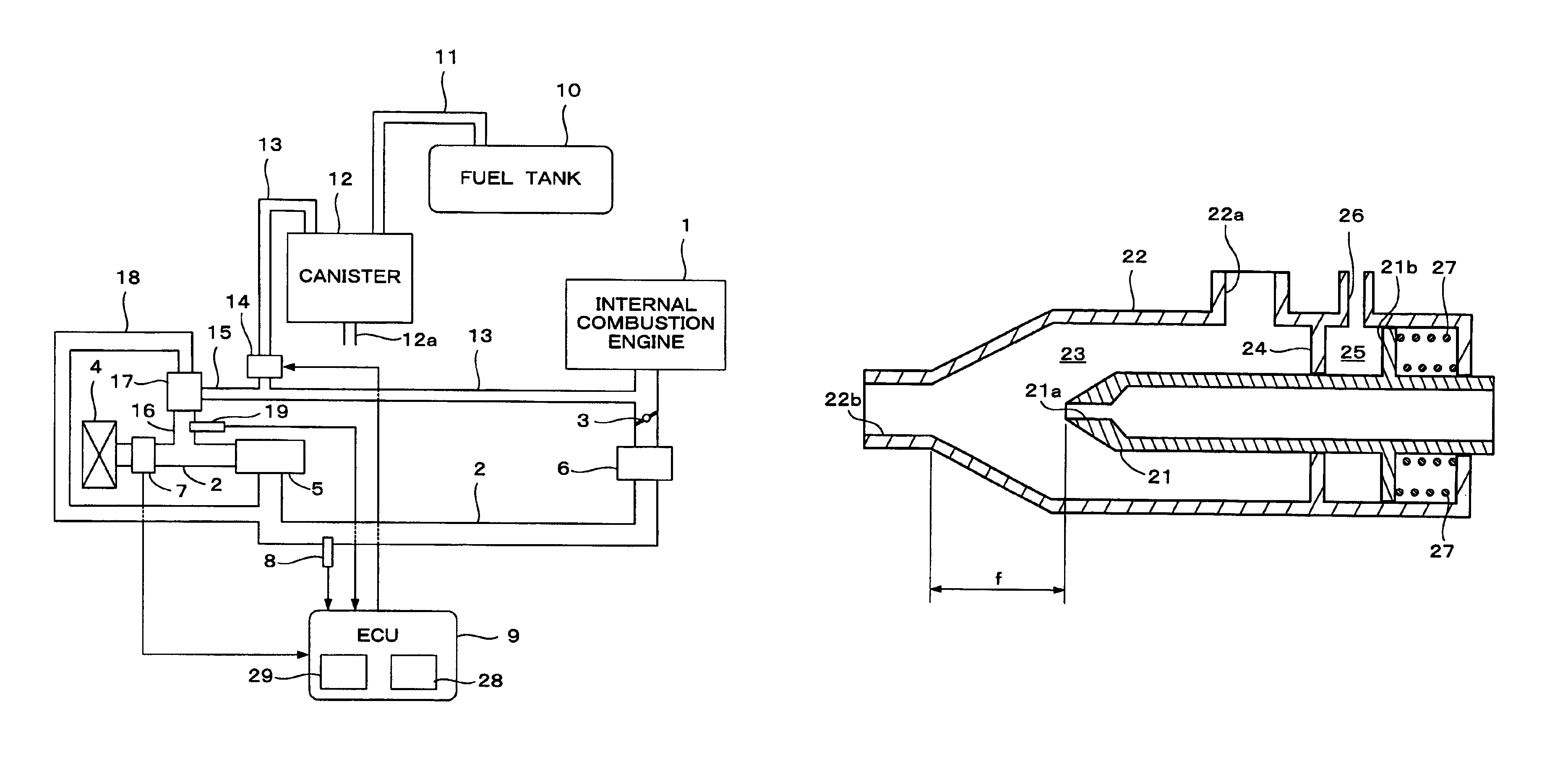 Evaporative fuel processing system