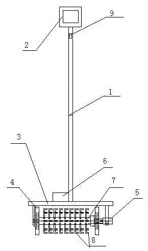 Grain air-drying harrow