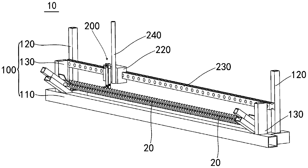 Ink rubber peeling device