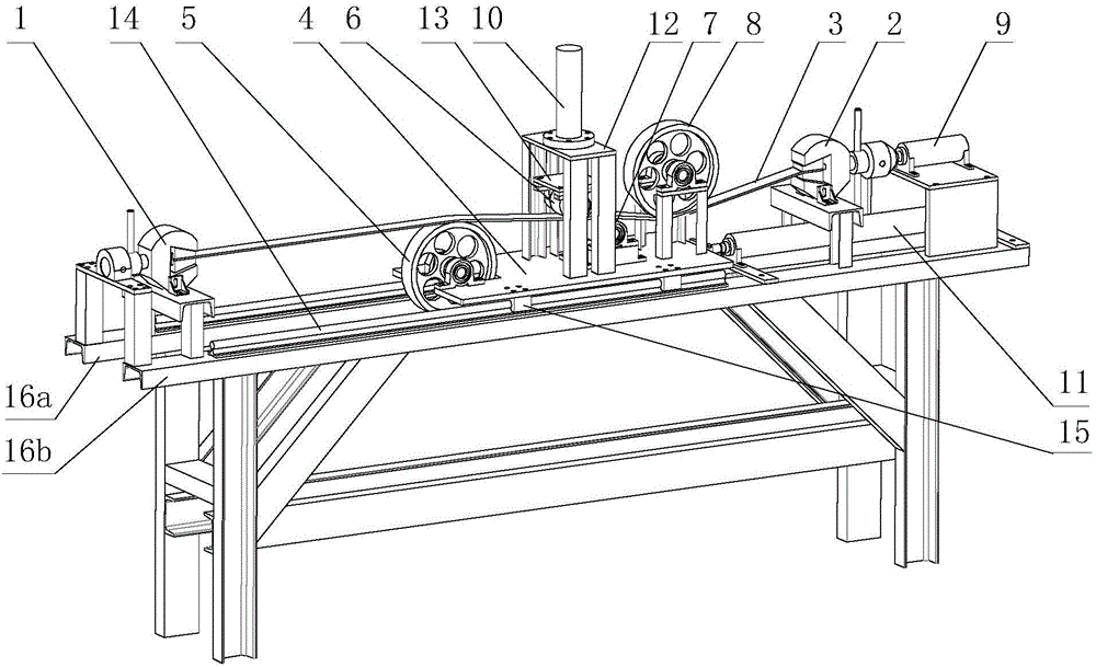 A test method and test device for scale breaking test of strip steel