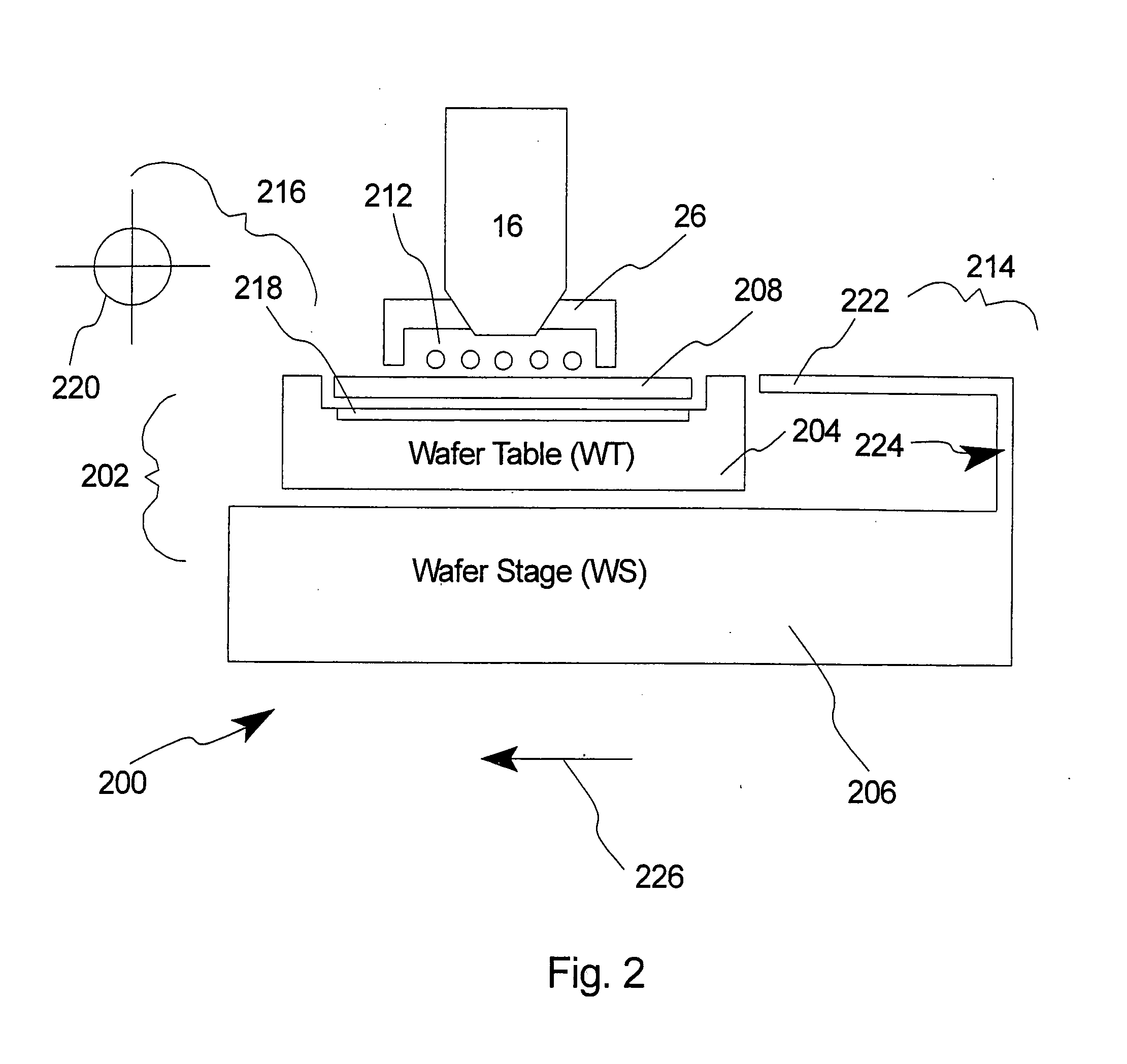 Apparatus and method for maintaining immersion fluid in the gap under the projection lens during wafer exchange in an immersion lithography machine
