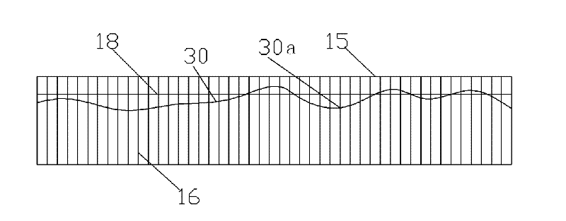 Simulation test device and method for waterway of cable-stayed bridge inhaul cable