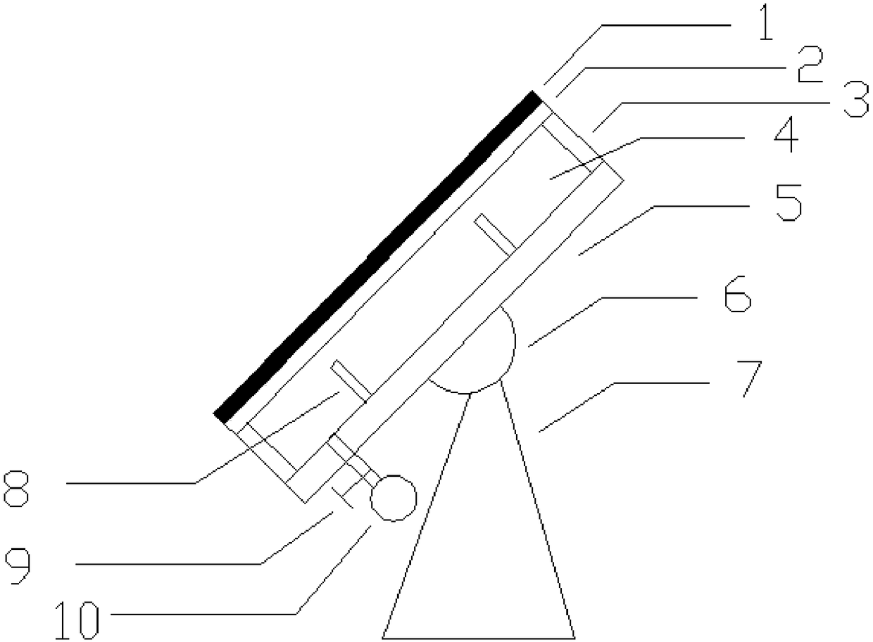 Novel tower type solar heliostat and focusing method thereof