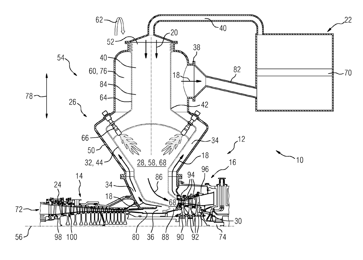 Method for operating a gas turbine engine unit