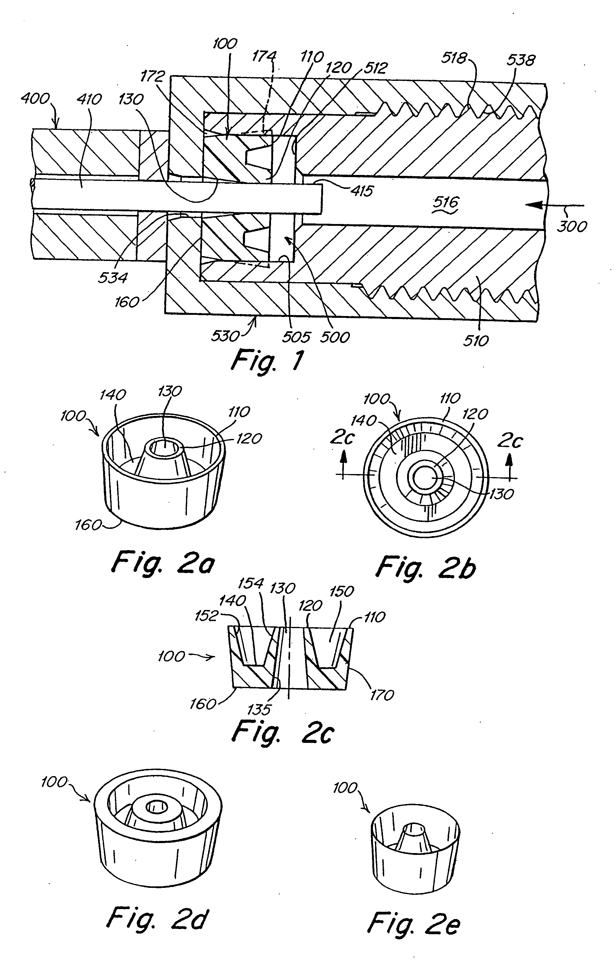Medical device with high pressure quick disconnect handpiece