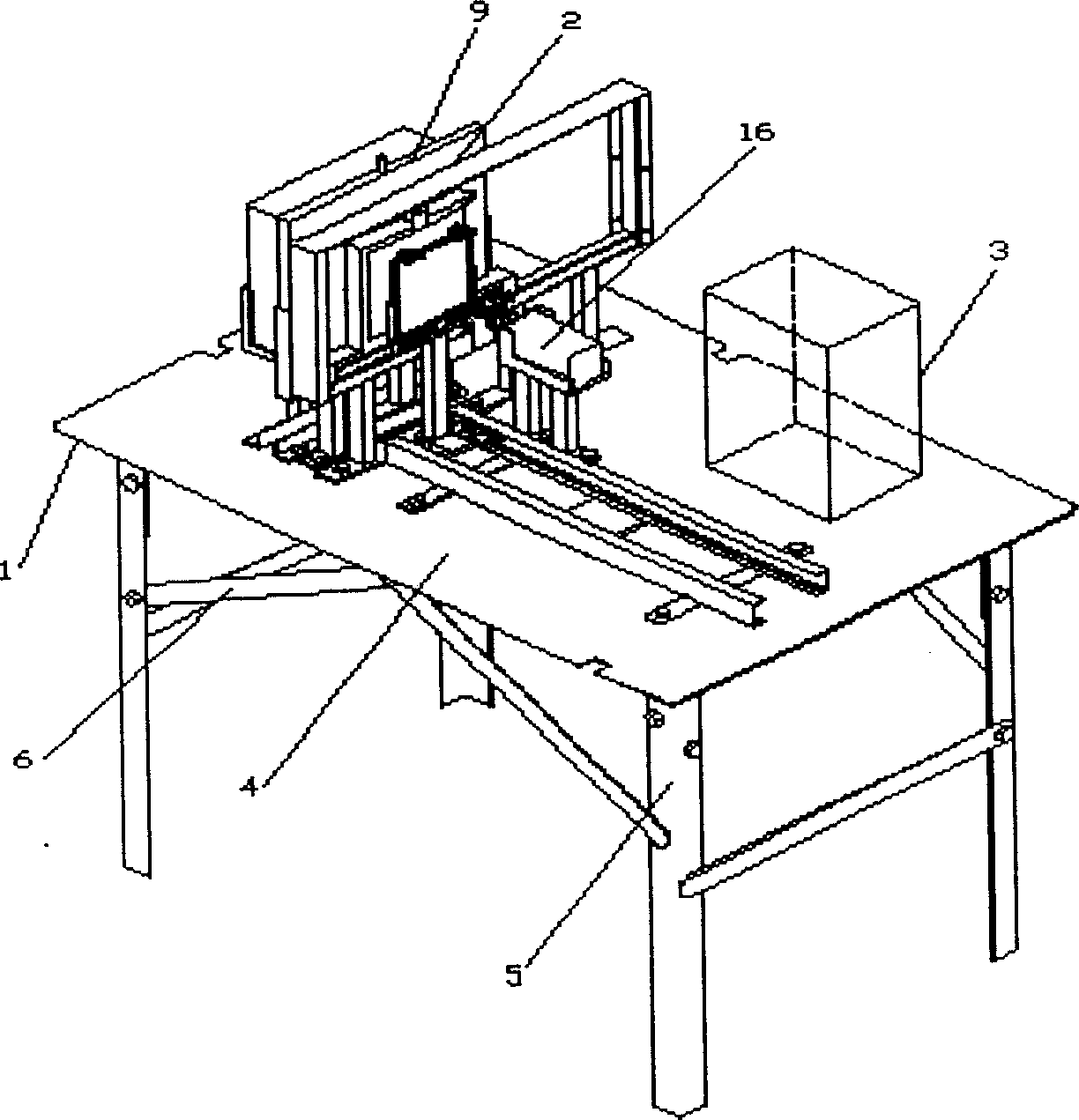 Integration device for testing penetrating quality of anti radiant heat for personal guard equipment of firemen