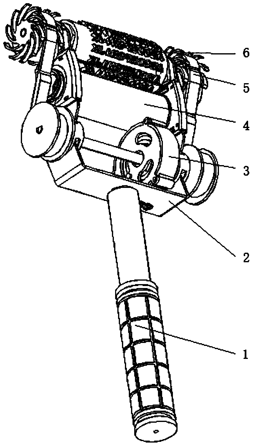 Printing-ink-supplementing bearing type single-time stamp