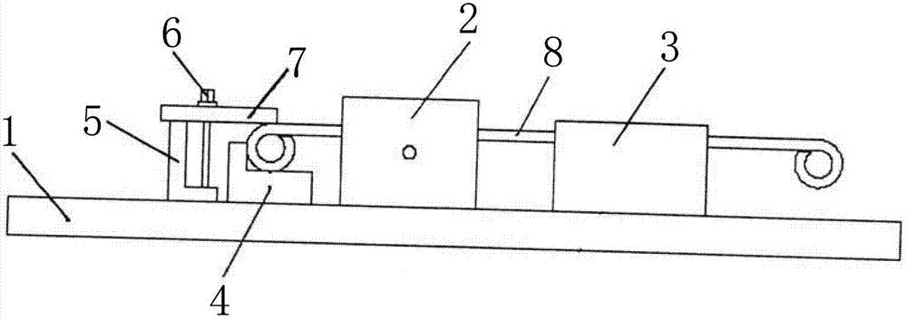 Clamping device for milling of spring eye of leaf spring