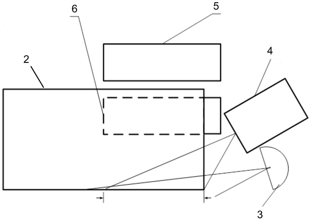 Steel pipe inner surface magnetic powder inspection deep hole fluorescence imaging device and using method thereof