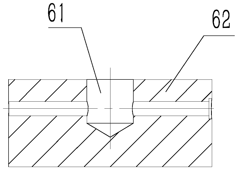 Hydraulic cylinder type telescopic oil pipe