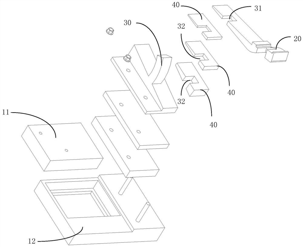 Stroke detection device and method for clutch pedal