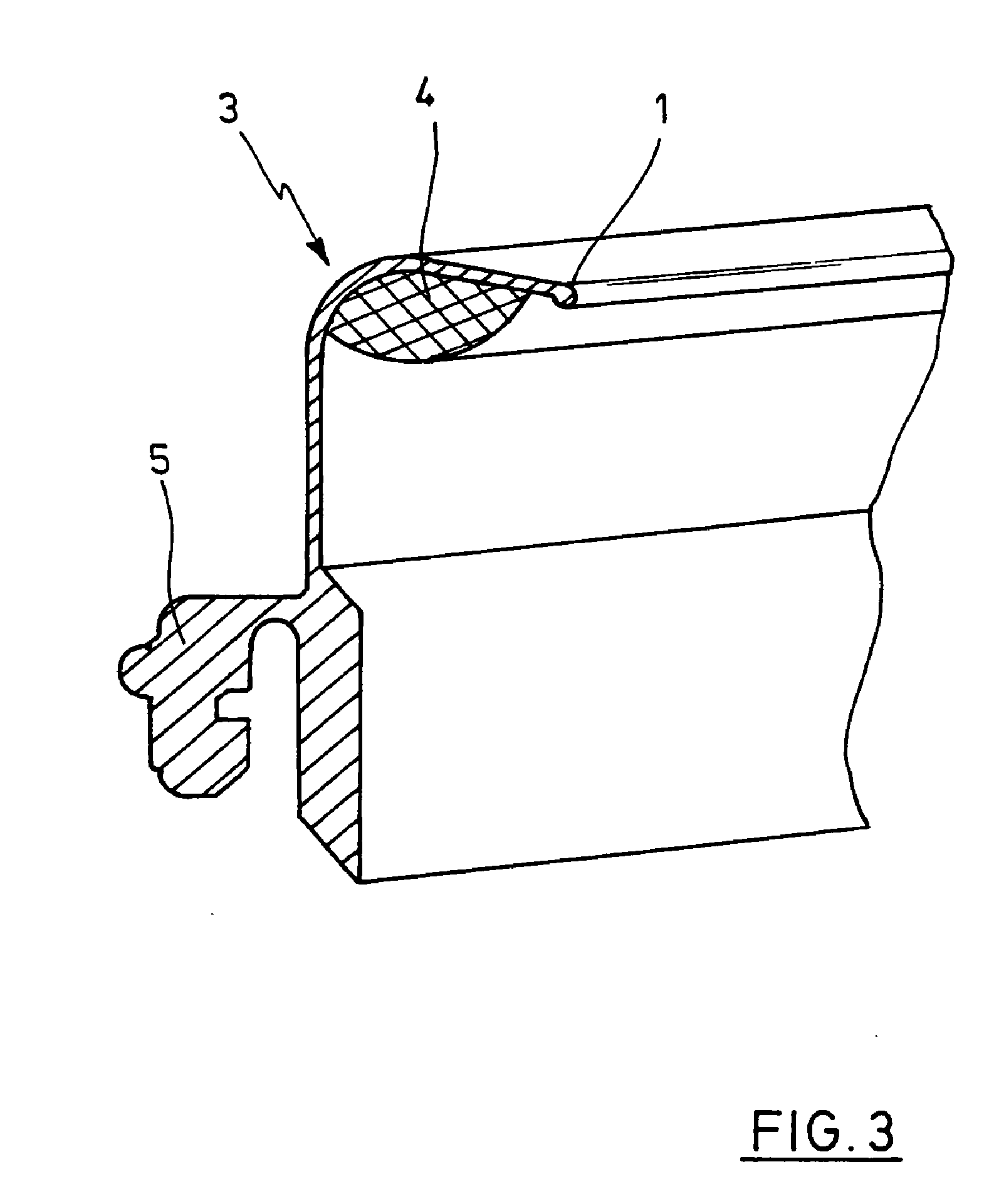 Ventilator mask with a filler and method of production