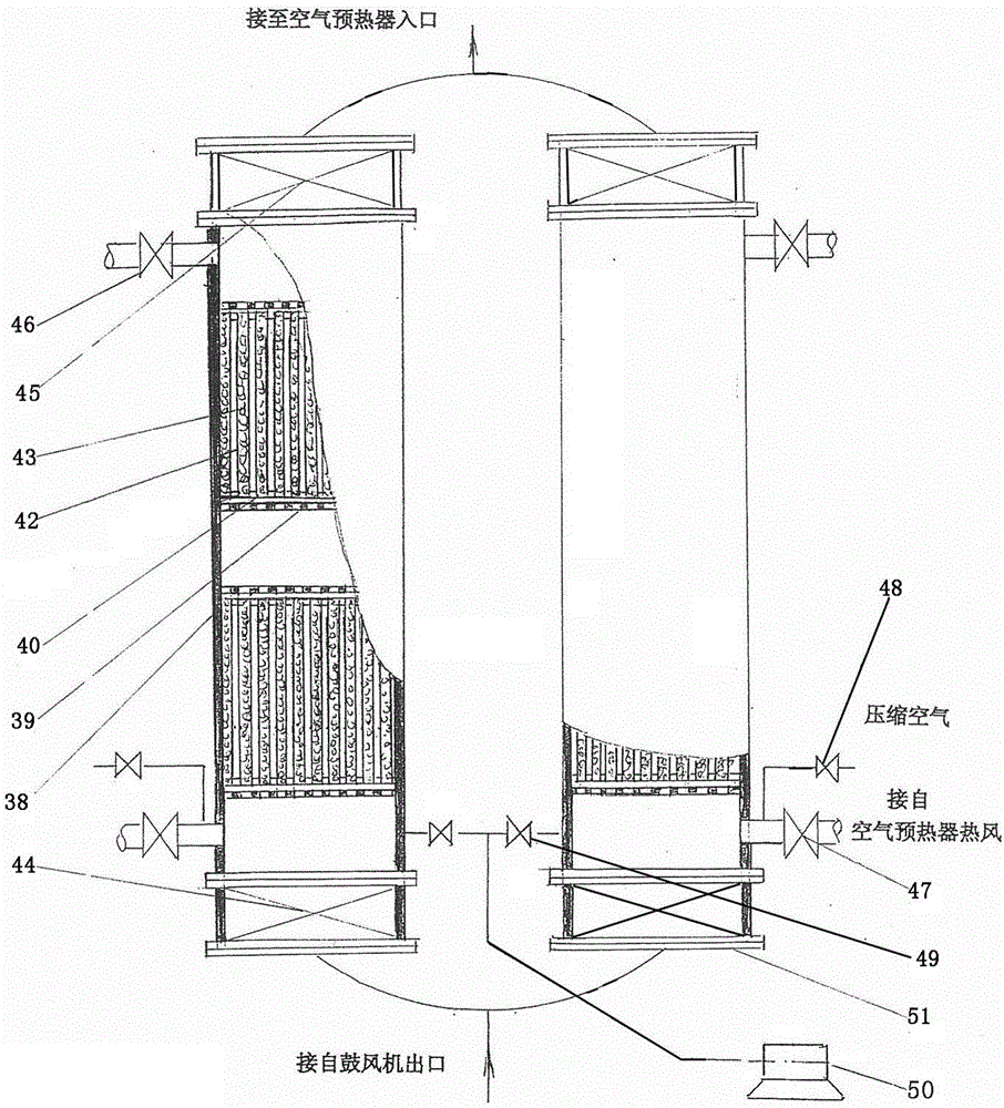 A low-concentration oxygen-enriched fluidized suspension combustion method of coal-water slurry and its boiler device