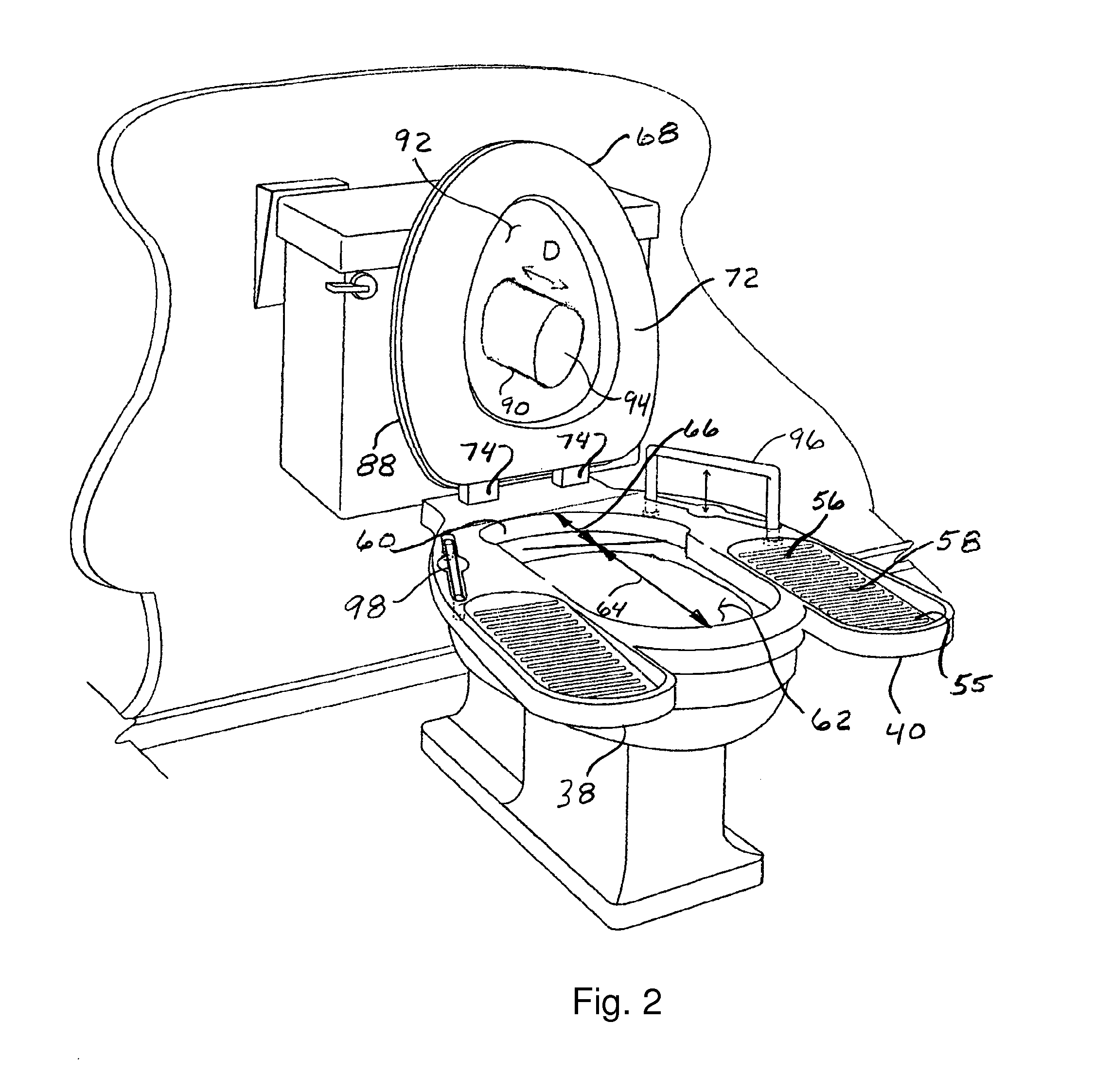 Method and apparatus for defecation and urination