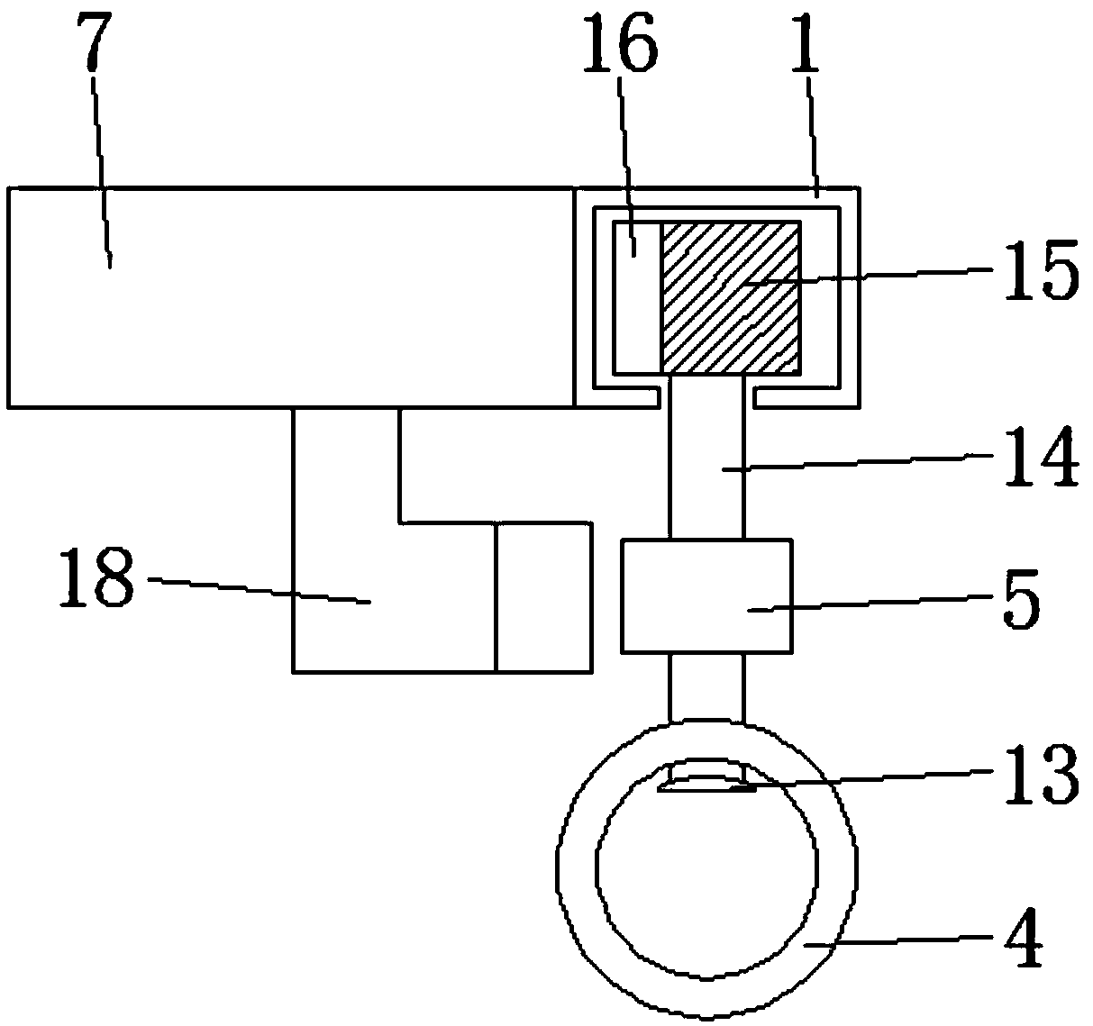 Automatic garment conveying wardrobe rotating mechanism