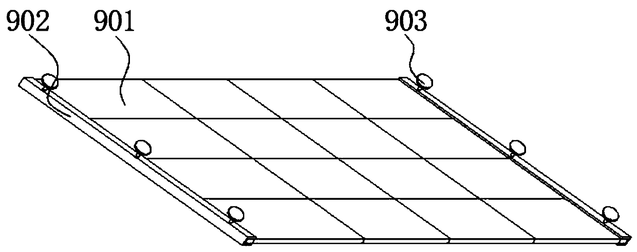 Protective shed for stacking materials on construction site