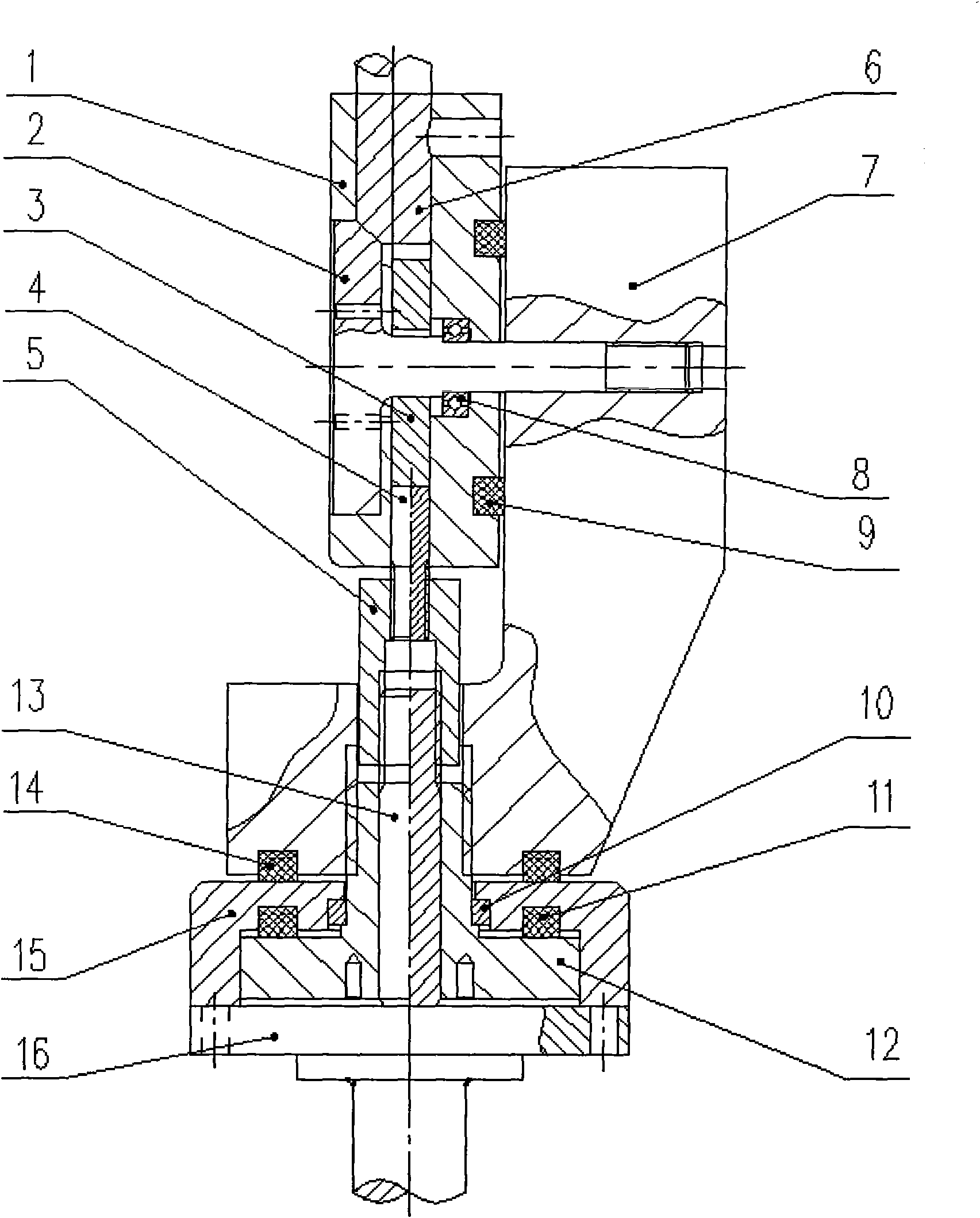 Biplanar friction integral two freedom degree joint