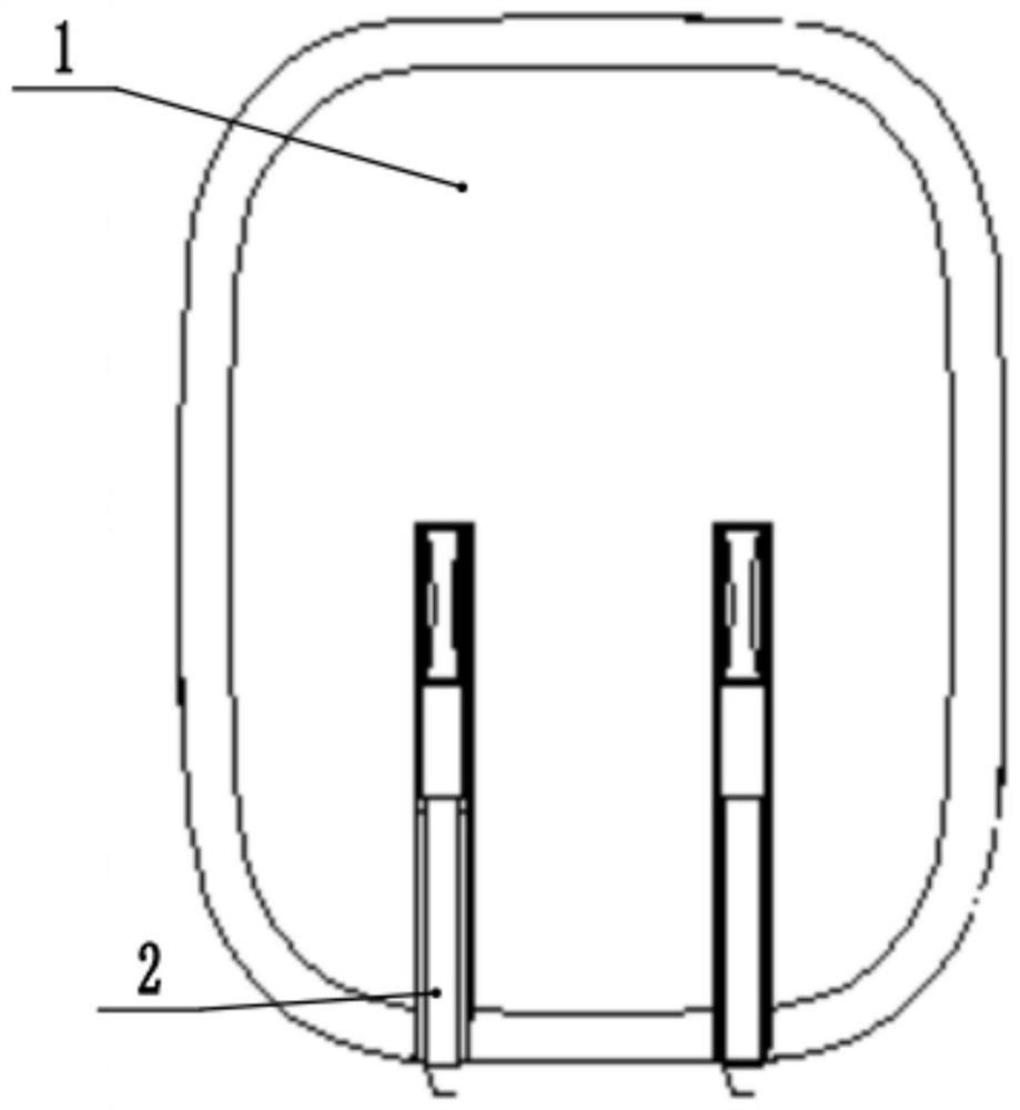 Subminiature double-port output GaN fast charging device