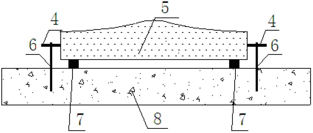 Construction method for high-precision wavy pavement for automobile test