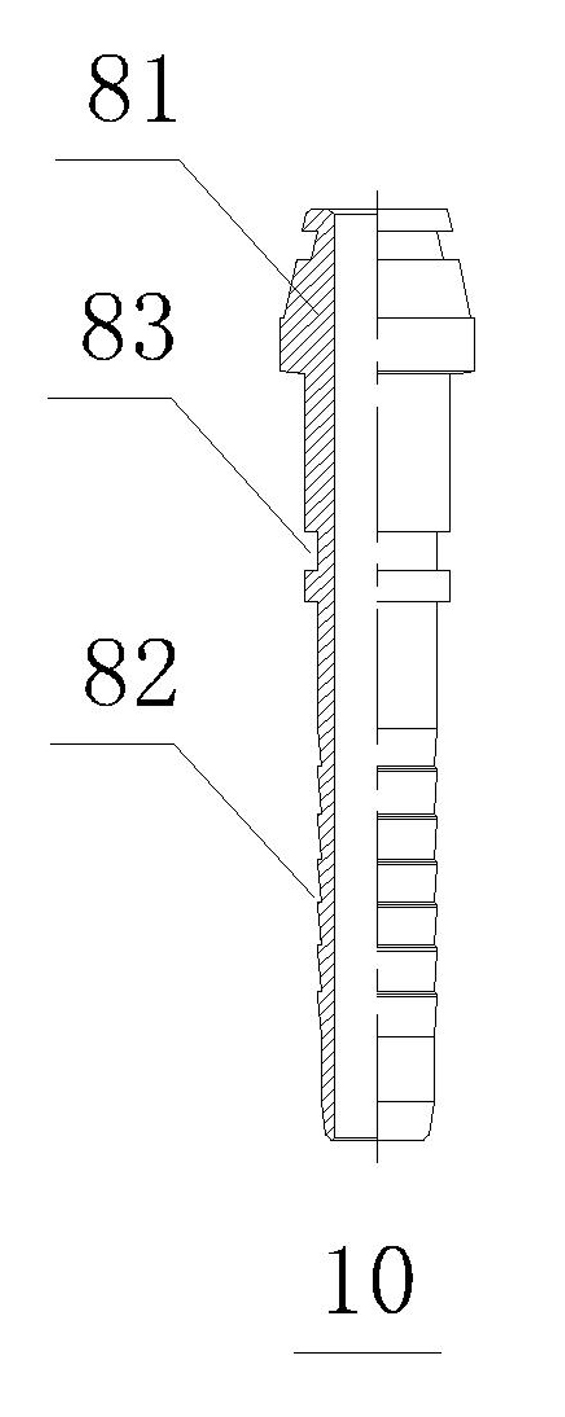 Method for manufacturing hose connector core