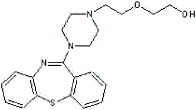 Quetiapine fumarate slow release pharmaceutical composition and preparation method thereof