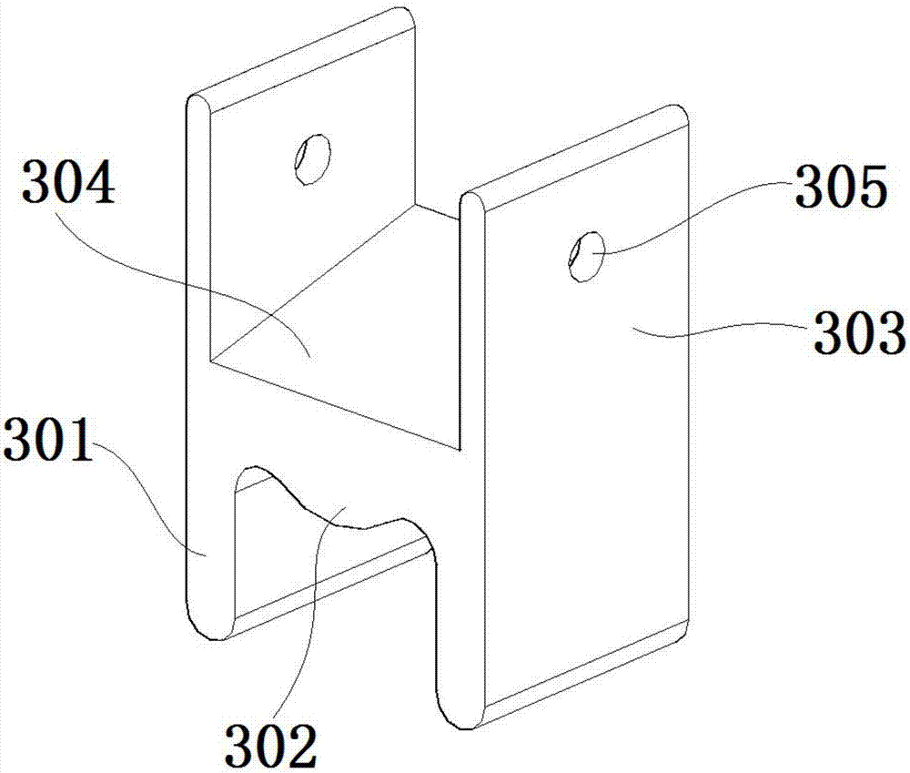 Seedling pushing rod head structure device for overflowing farmland rice transplanter