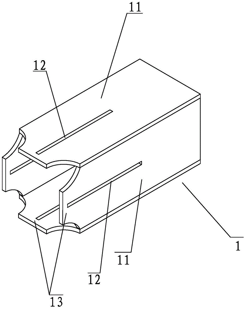 A processing and manufacturing method of a cross box type conversion structure