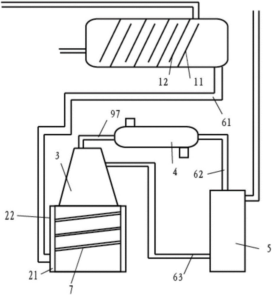 Wastewater separation device of dibutyl phthalate production system