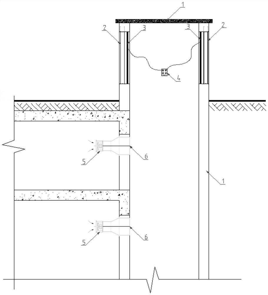 Underground substation ventilation shaft