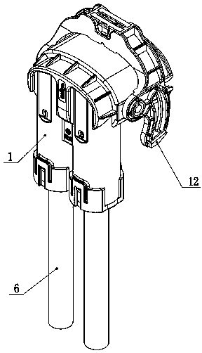 Electric connector for high-voltage electric equipment