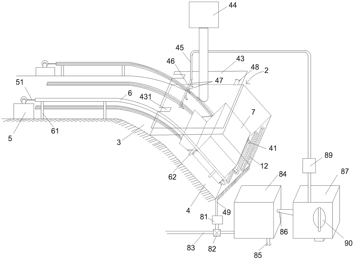 Crushed bamboo boiling equipment for preparation of bamboo pulp