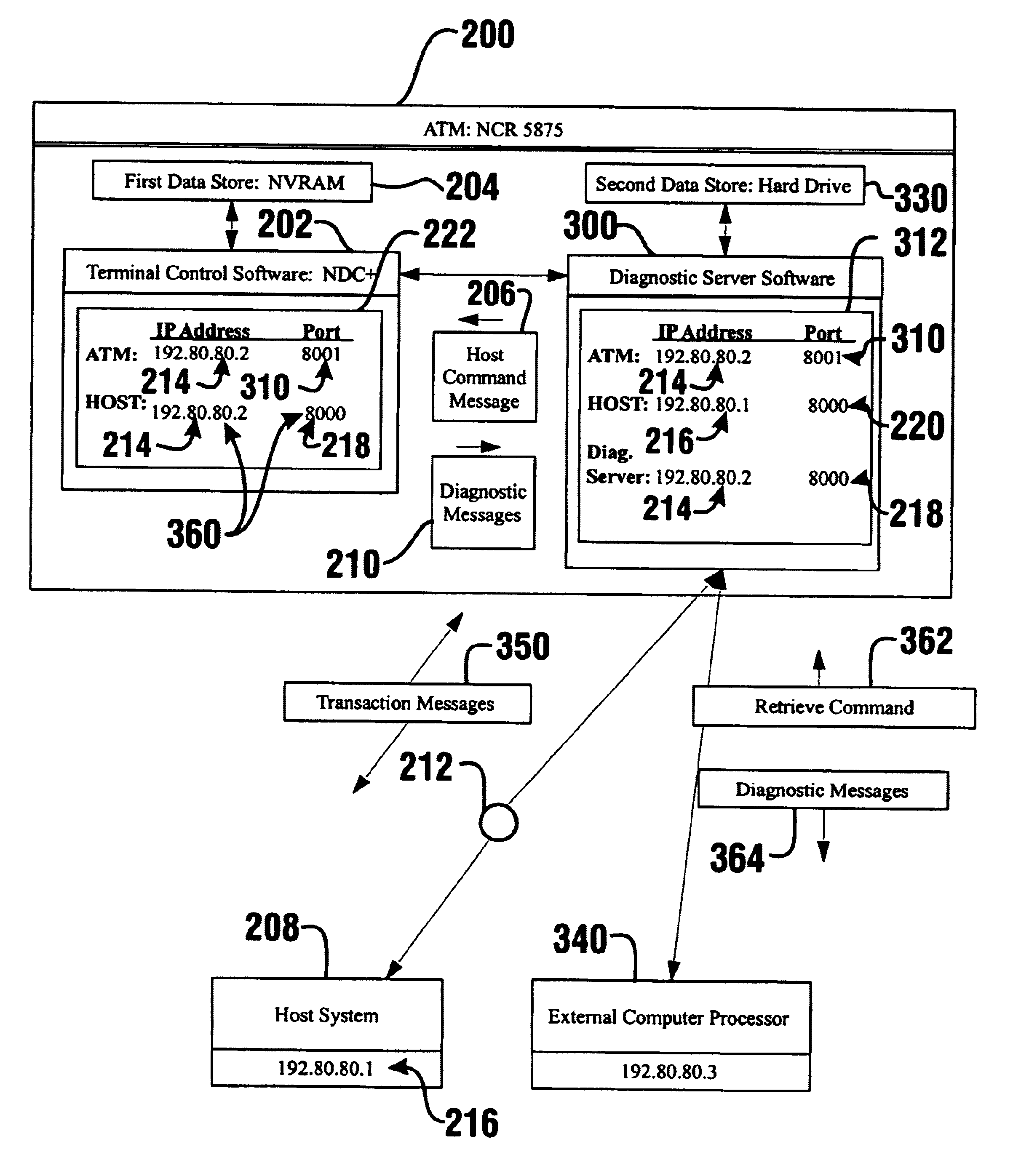 Automated banking machine diagnostic system and method