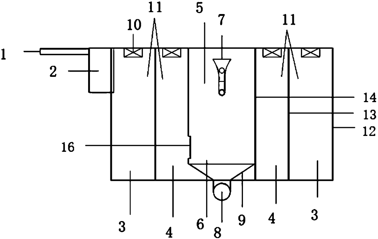 Rural domestic wastewater treatment apparatus and method