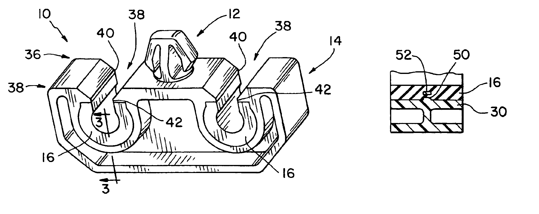 Vibration damping clip