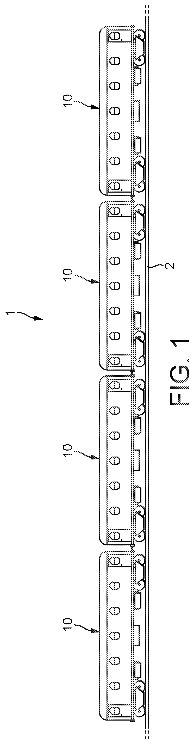 Electric rail carriage