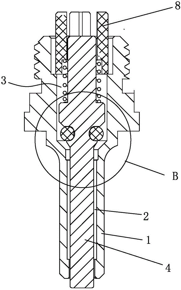 Temperature sensing fusing ejector pin type valve