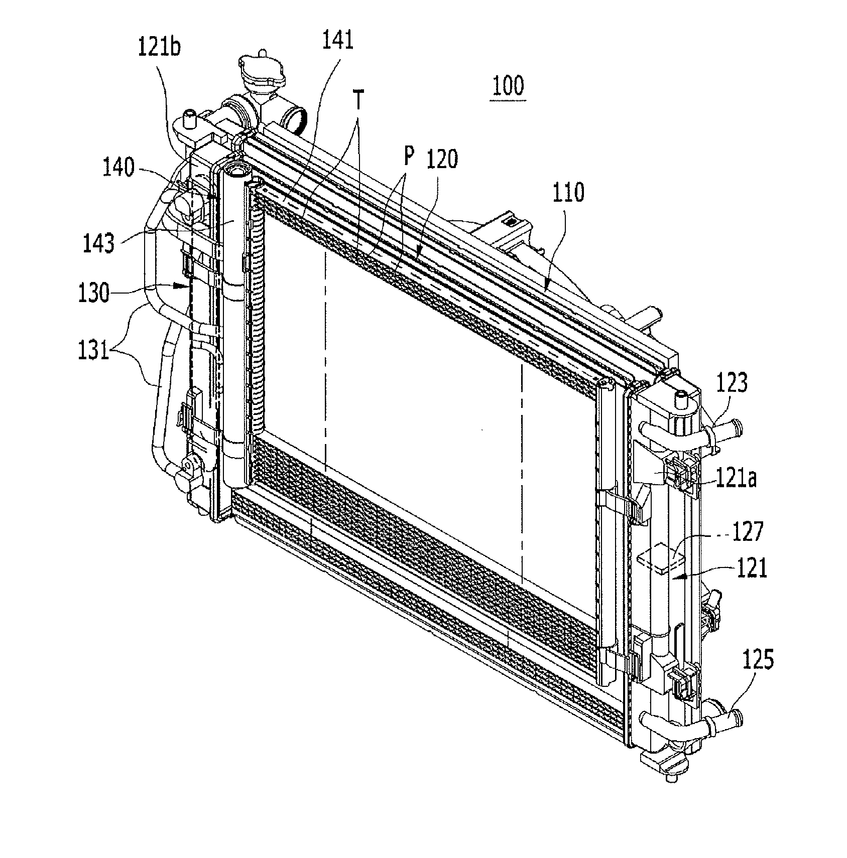 Cooling module for vehicle
