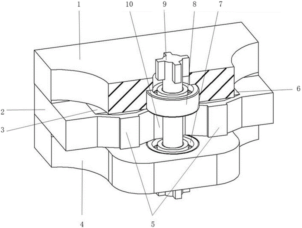 Rotatory inertia piezoelectric actuator comprising dual-rhombic series driving mechanism and actuation method