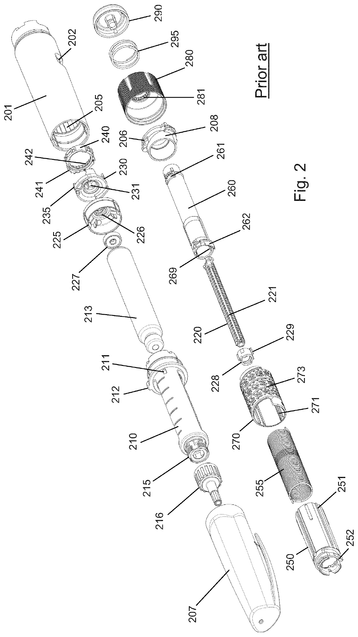 Drug injection device with deflectable transducers